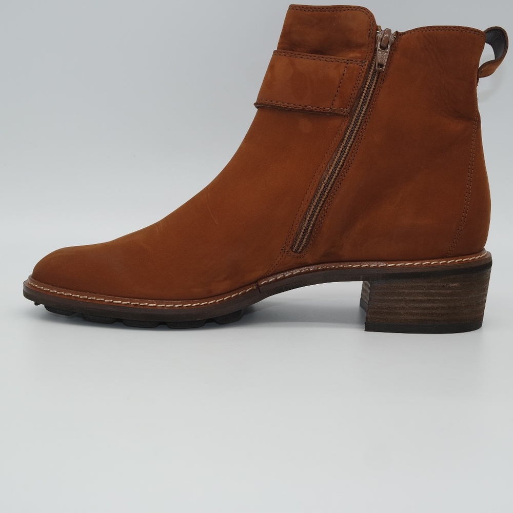 Paul Green Diego Cognac Nubuck Boots Size US 8  UK 5.5 - Picture 6 of 10